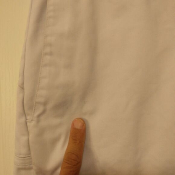 Volcom shorts mens 30 white chino flat front slash pocket flat front skate surf - Picture 8 of 11